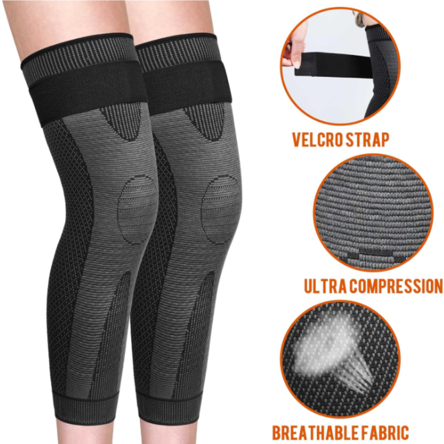 rodillera larga de compresion