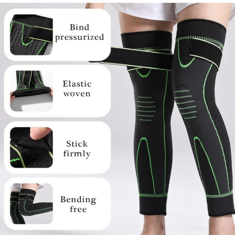 rodillera larga de compresion